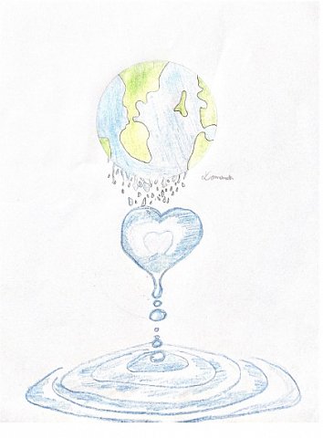 praca wykonana przez ucznia kropla wody